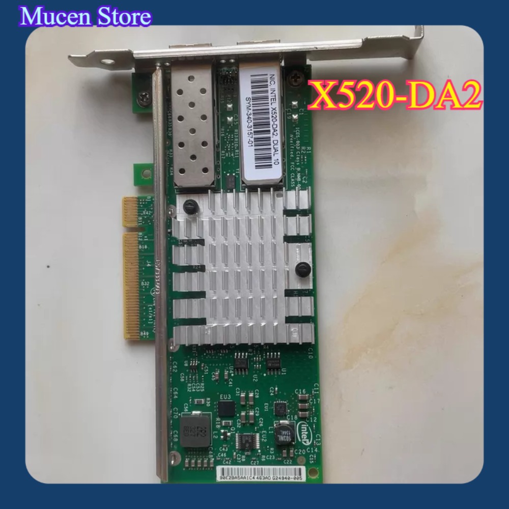 10Gb Sfp+ Pcie Network Card Dual Port - X520-DA2 10Gb SFP+ PCI-E netwerkkaart NIC,
