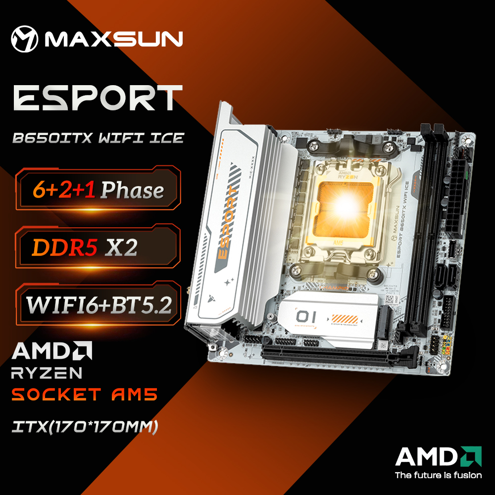 B650 Itx Motherboard Wifi - MAXSUN B650M Moederbord ITX AMD Ryzen
