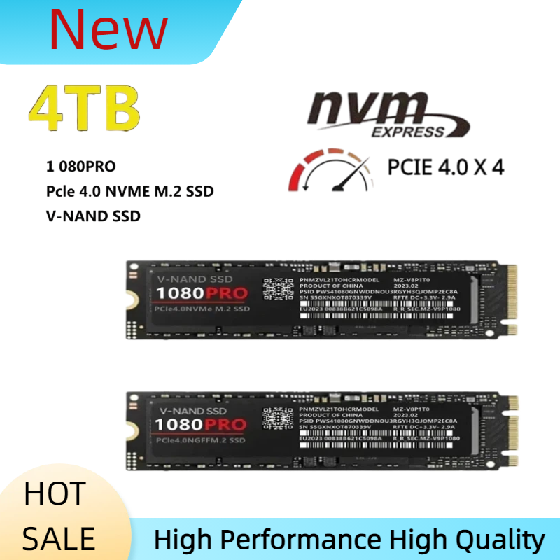 M.2 Nvme 4Tb Pcie 4.0 Ssd - Nieuwe Originele 1080Pro 512GB‑4TB NVMe PCIe