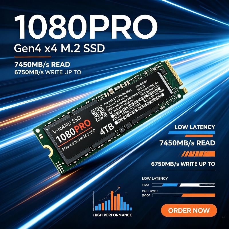 M.2 Nvme 4Tb Pcie 4.0 Ssd - Originele 1080Pro 512GB-4TB PCIe NVMe 4.0