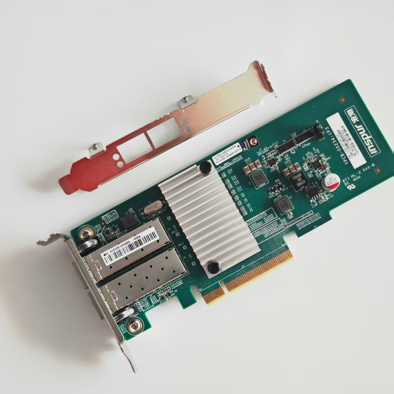 10Gb Sfp+ Pcie Network Card Dual Port - 10Gb SFP+ PCI-E netwerkkaart NIC, met