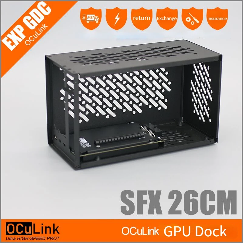 External Gpu Dock Pcie 4.0 Oculink - Aluminium Hoesje Ocup4v2 Oculink Pci-e 4.0