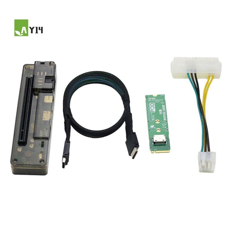 External Gpu Dock Pcie 4.0 Oculink - AY14 -M.2 MKEY naar OCULINK Adapter