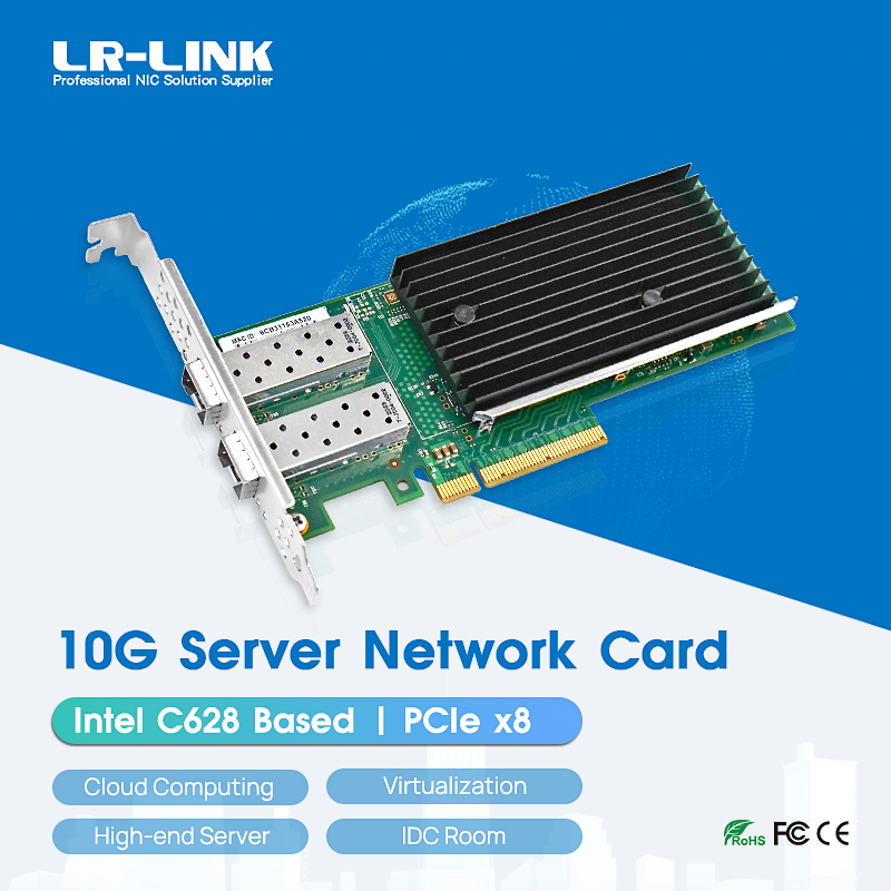 10Gb Sfp+ Pcie Network Card Dual Port - LR-LINK 1010PF-2SFP+ PCIe x8 Dual-poort 10Gb
