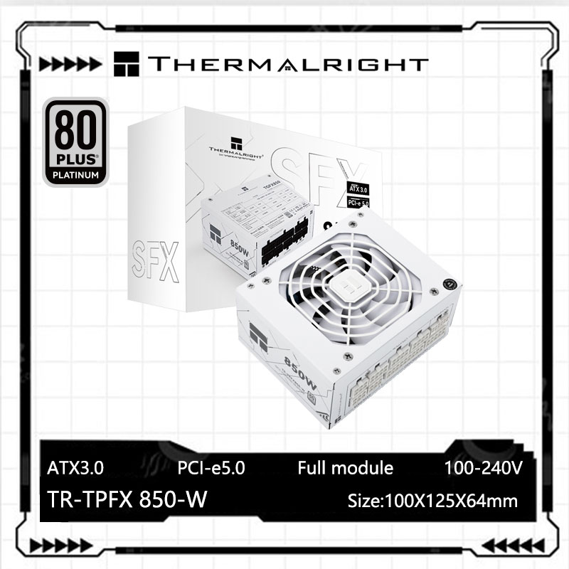 Sfx Power Supply 850W Gold - Thermalright TR-TPFX850 Witte Sfx Volledige Module