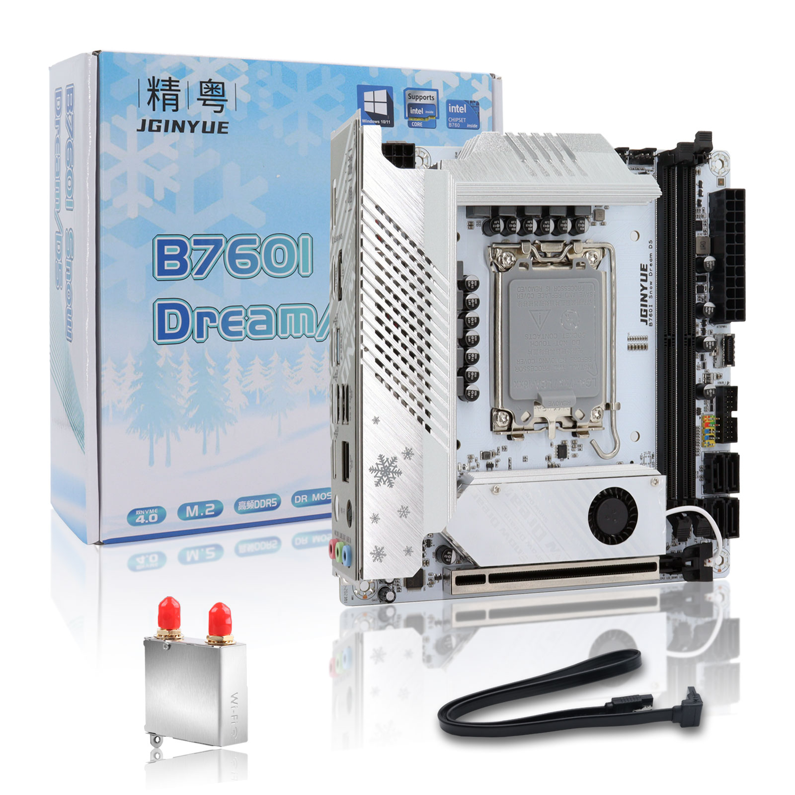 Lga 1700 Ddr5 Itx Motherboard - JGINYUE B760 Moederbord Mini ITX LGA