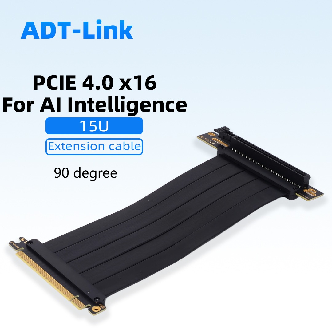 Pcie 4.0 X16 Riser Cable 90 Degree - PCIE 4.0 X16 Grafische kaart Uitbreiding
