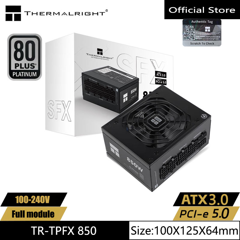 Sfx Power Supply 850W Gold - Thermalright TR-TPFX850 computerbehuizing voeding, SFX platina