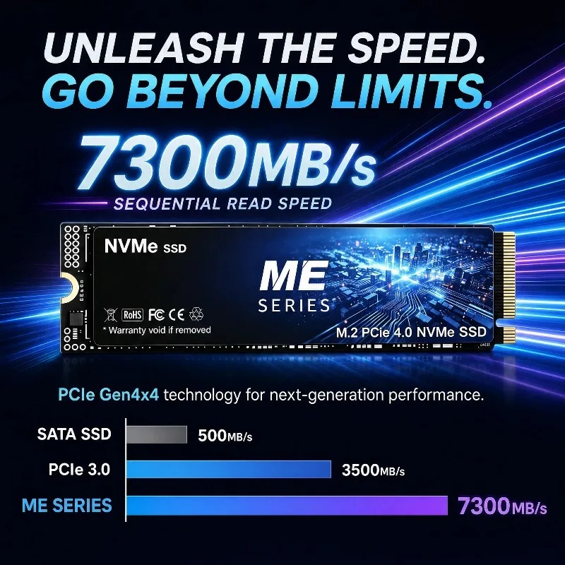 Nieuwe ME SERIES NVMe PCIe 4.0 - M.2 Nvme 4Tb Pcie 4.0 Ssd recensie en prijs