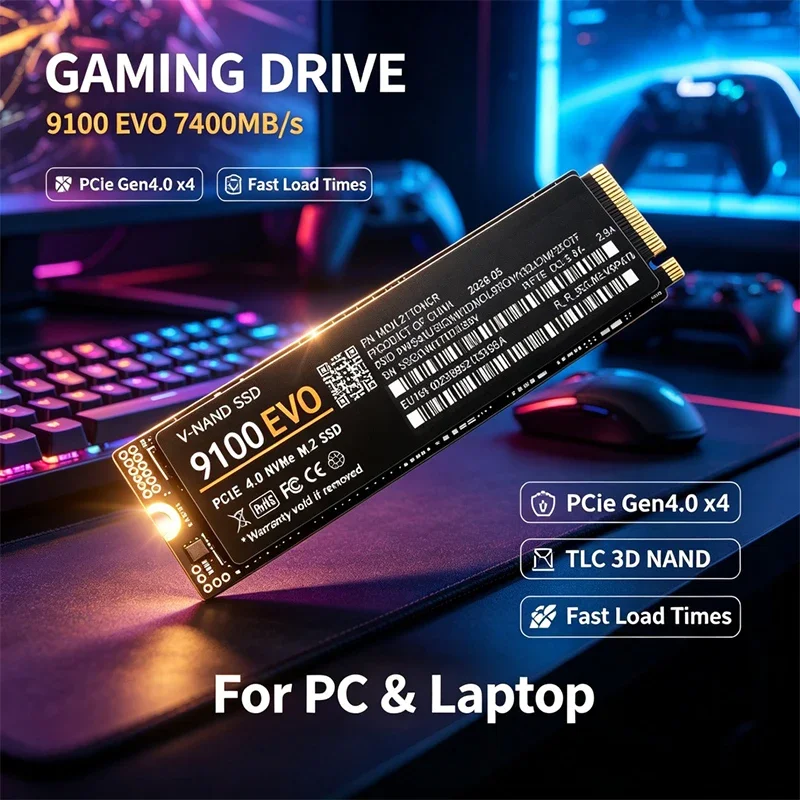 Gaming M.2 NVMe SSD 9100 EVO P - M.2 Nvme 4Tb Pcie 4.0 Ssd recensie en prijs
