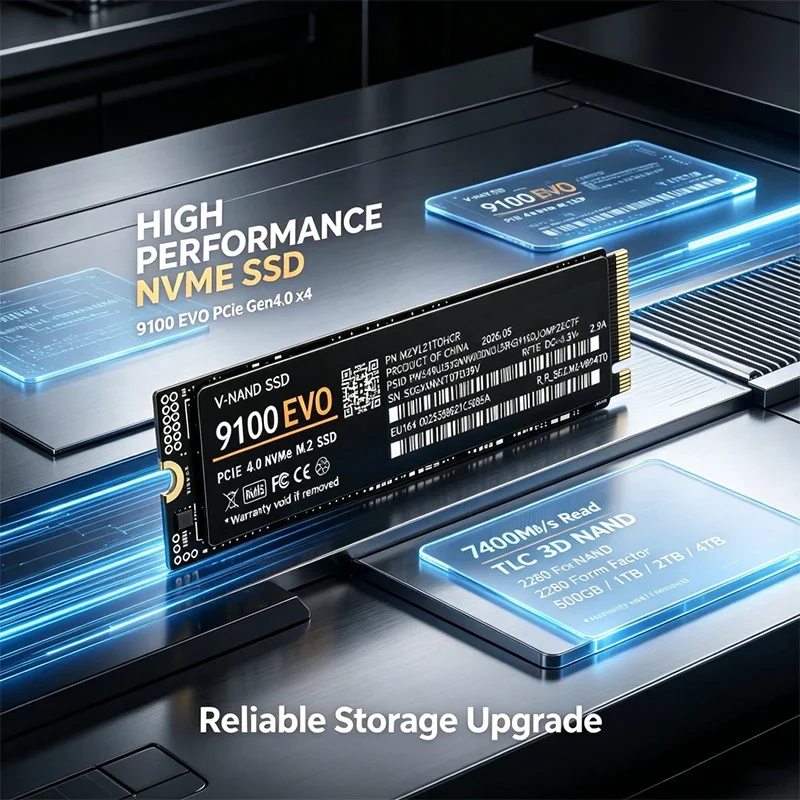 Gaming M.2 NVMe SSD 9100 EVO P - M.2 Nvme 4Tb Pcie 4.0 Ssd recensie en prijs
