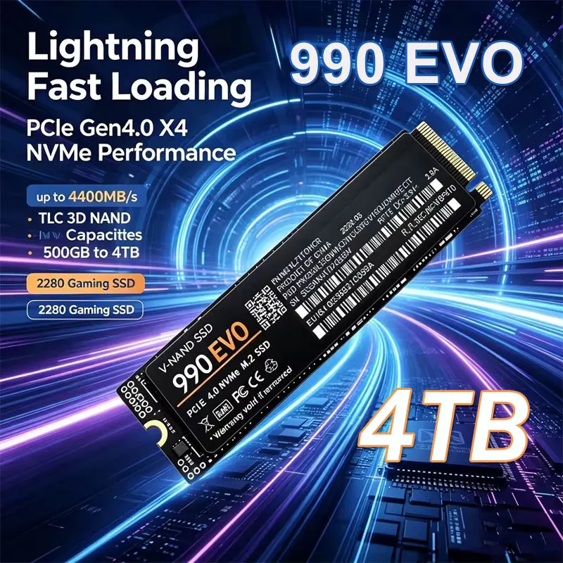 Gaming M.2 NVMe SSD 990 EVO PC - M.2 Nvme 4Tb Pcie 4.0 Ssd recensie en prijs
