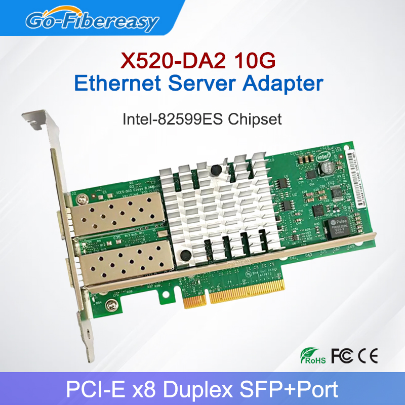 X520-DA2 10Gb SFP+PCI-E netwer - 10Gb Sfp+ Pcie Network Card Dual Port recensie en prijs