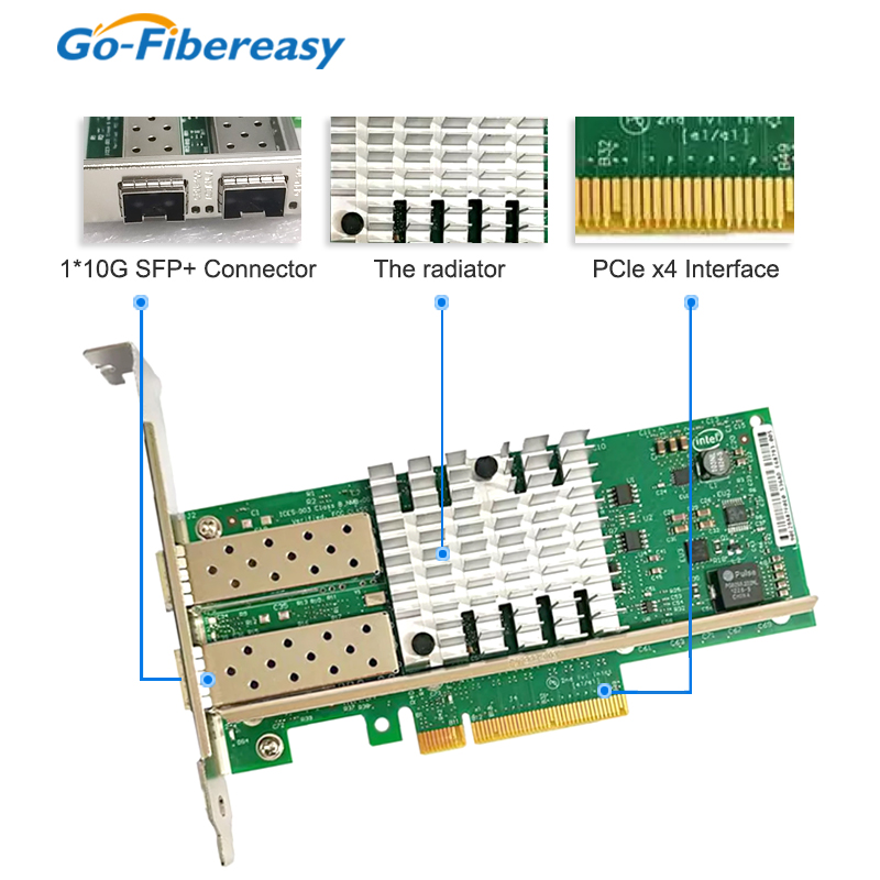 X520-DA2 10Gb SFP+PCI-E netwer - 10Gb Sfp+ Pcie Network Card Dual Port recensie en prijs