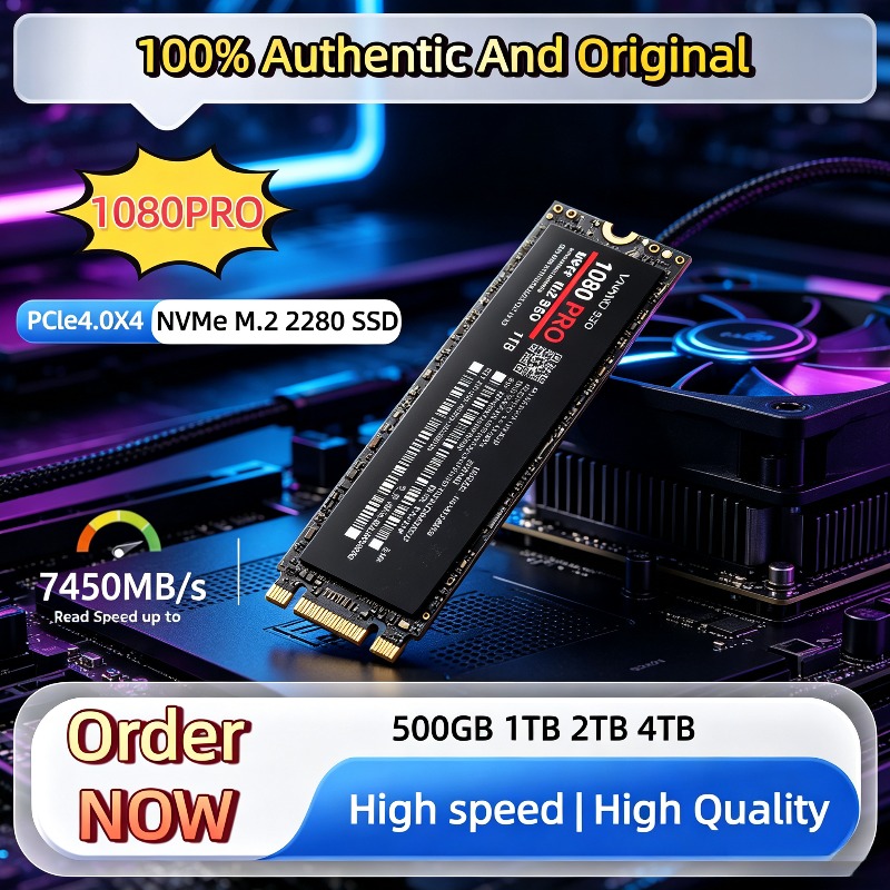 100% originele 1080PRO PCIe 4. - M.2 Nvme 4Tb Pcie 4.0 Ssd recensie en prijs