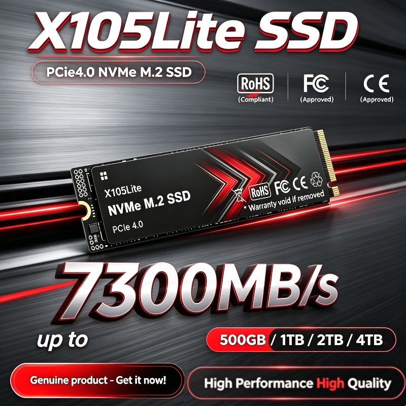 X105Lite 500GB-4TB M.2 PCIe 4. - M.2 Nvme 4Tb Pcie 4.0 Ssd recensie en prijs