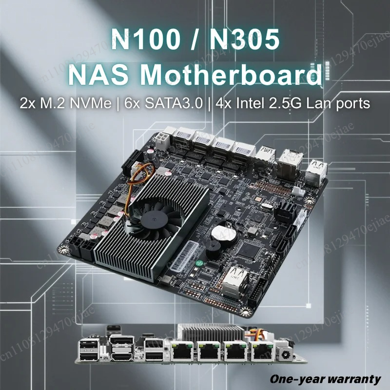 N100 Mini ITX NAS moederbord D - Nas Motherboard N100 6 Sata recensie en prijs
