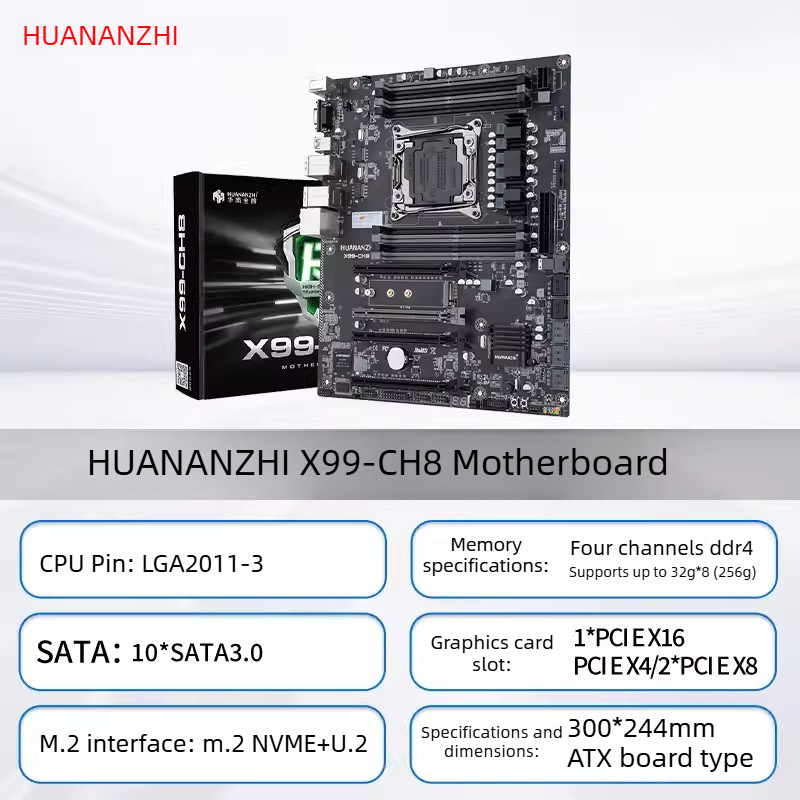 HUANANZHI LGA2011-3 X99 Moeder - X99 Dual Cpu Motherboard Combo recensie en prijs