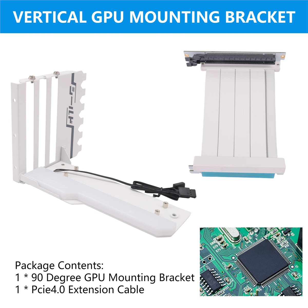 DT81 Verticale GPU-montagebeug - Pcie 4.0 X16 Riser Cable 90 Degree recensie en prijs