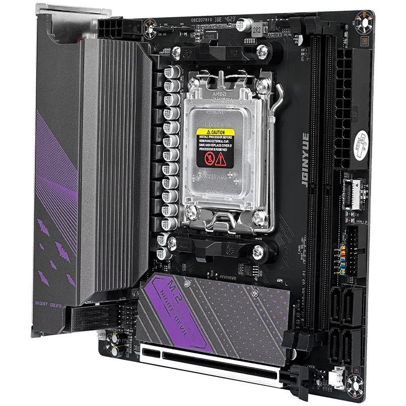 JGINYUE AM5 moederbord onderst - B650 Itx Motherboard Wifi recensie en prijs