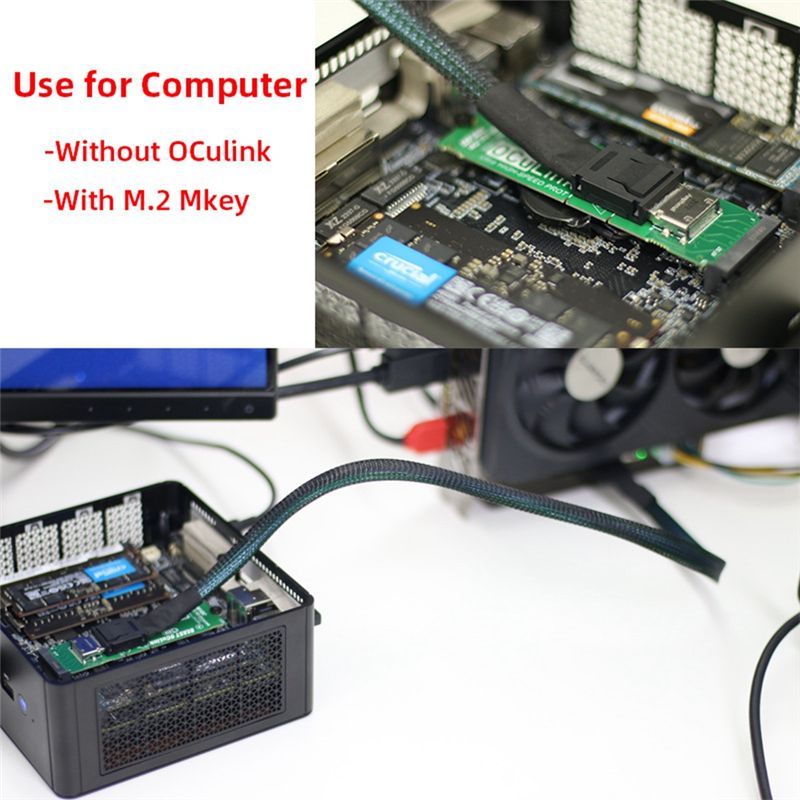 AY14 -M.2 MKEY naar OCULINK Ad - External Gpu Dock Pcie 4.0 Oculink recensie en prijs