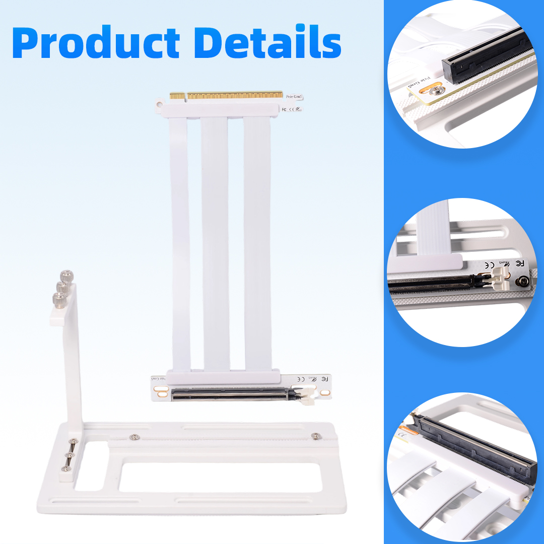 PCIe 5.0/4.0/3.0 X16 90 graden - Pcie 4.0 X16 Riser Cable 90 Degree recensie en prijs