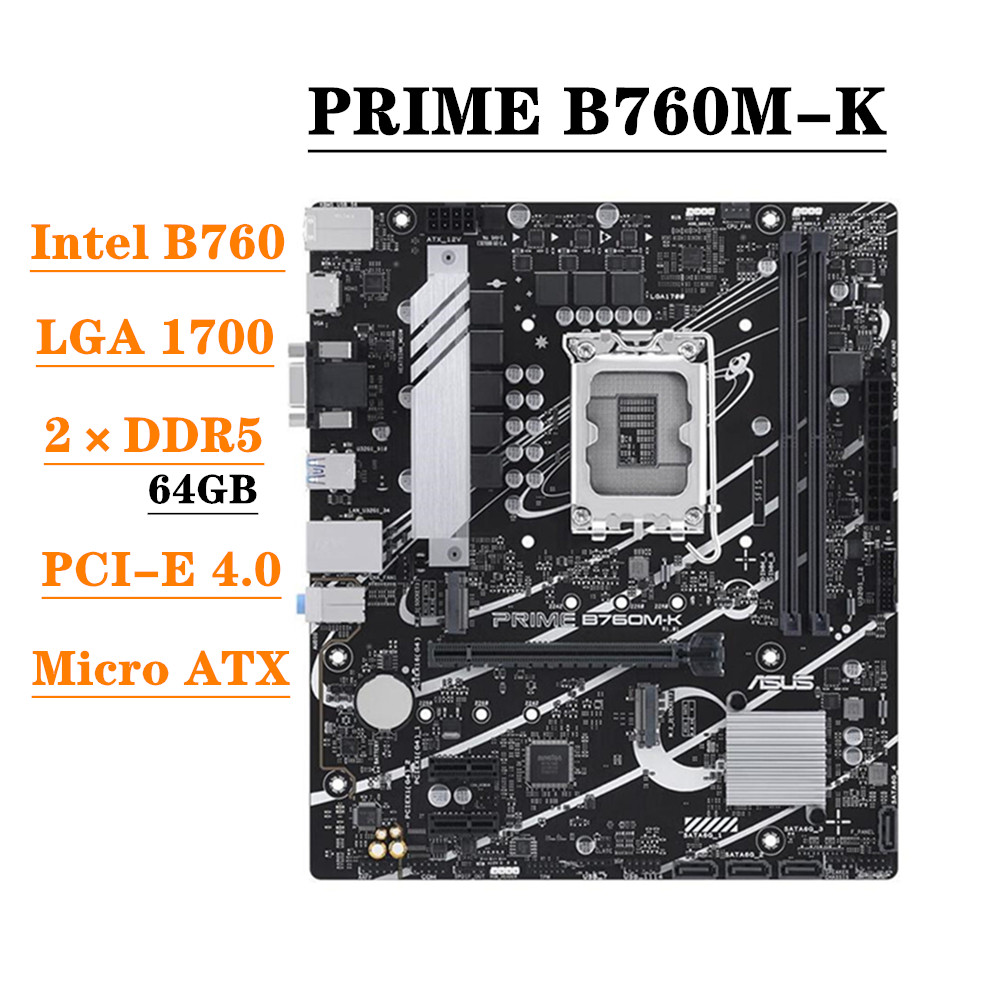 ASUS PRIME B760M-K moederbord, - Lga 1700 Ddr5 Itx Motherboard recensie en prijs