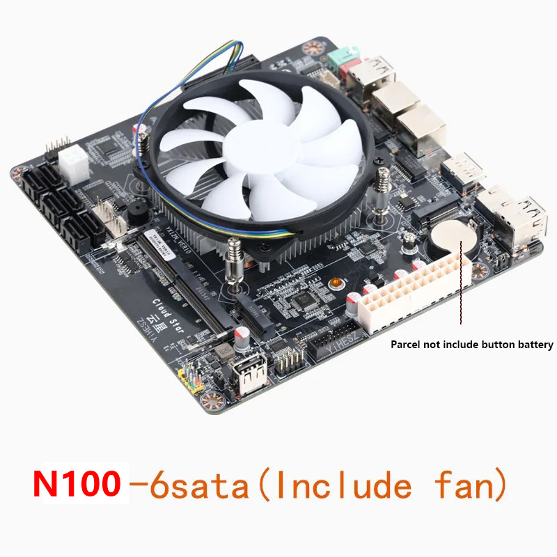 Intel N100 Mini-ITX moederbord - Nas Motherboard N100 6 Sata recensie en prijs
