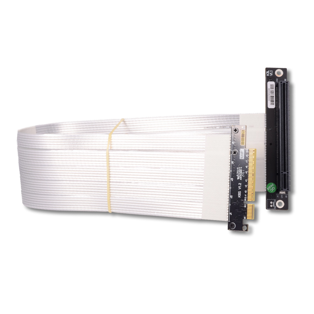 ADT-Link PCIe 4.0/3.0 X8 naar  - Pcie 4.0 X16 Riser Cable 90 Degree recensie en prijs